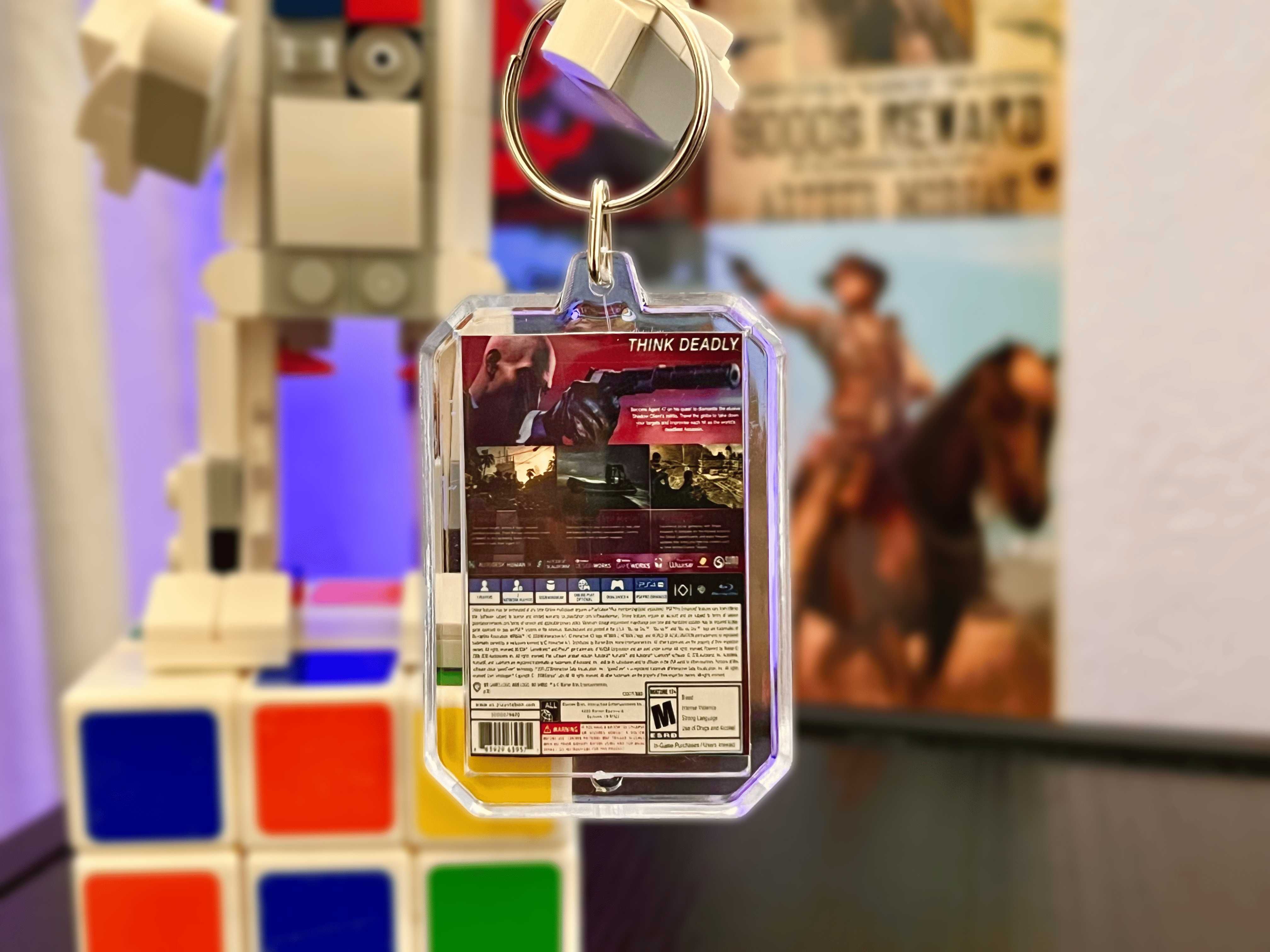 Hitman 2 PS4 – brelok z okładką gry / CD Cover Box
