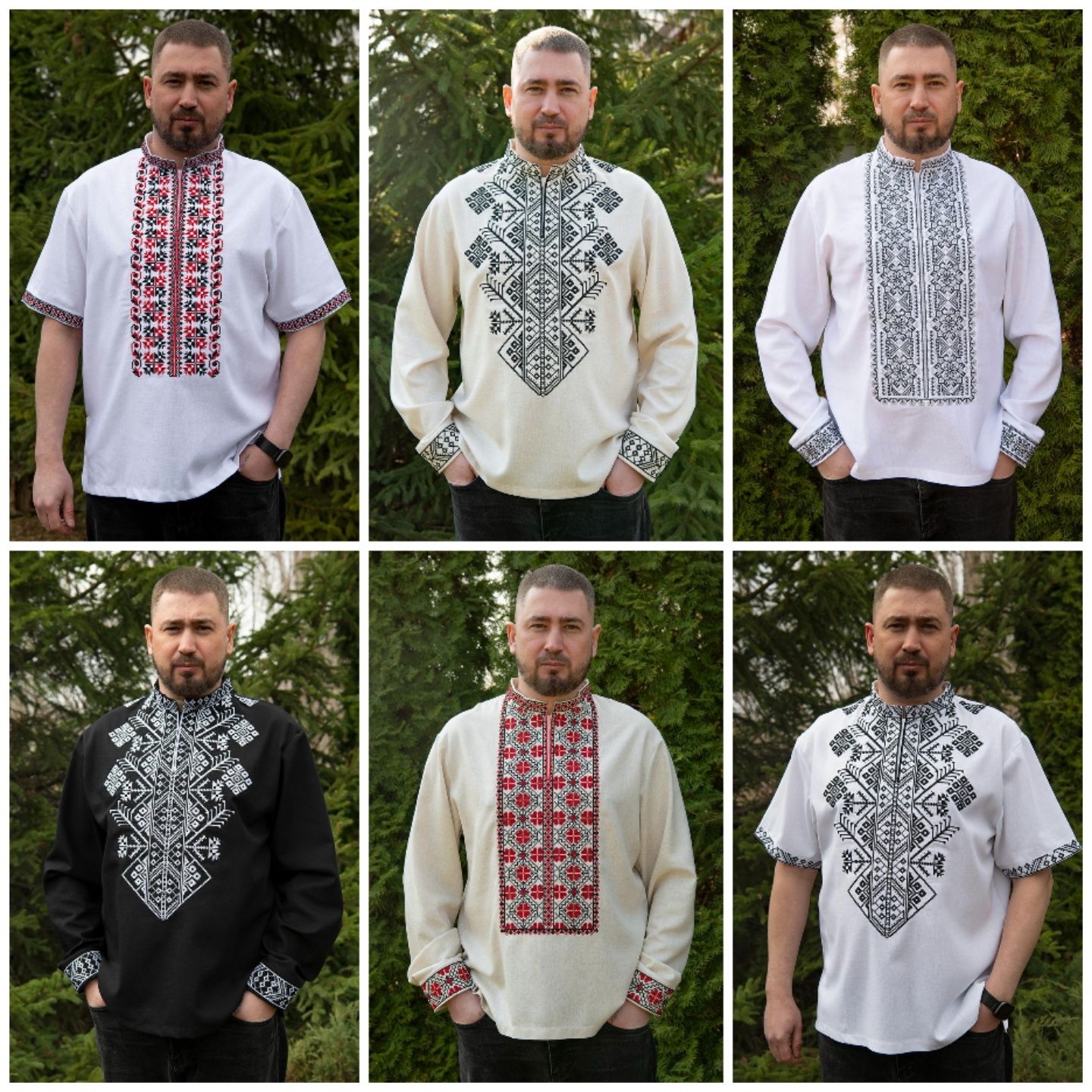 Чоловіча лляна вишиванка, опт, роздріб