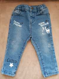 spodnie dziecięce jeans 80 regulacja