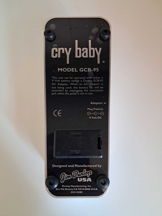 Pedal Jim Dunlop GCB95W Cry Baby Wah-Wah (Limited Edition)