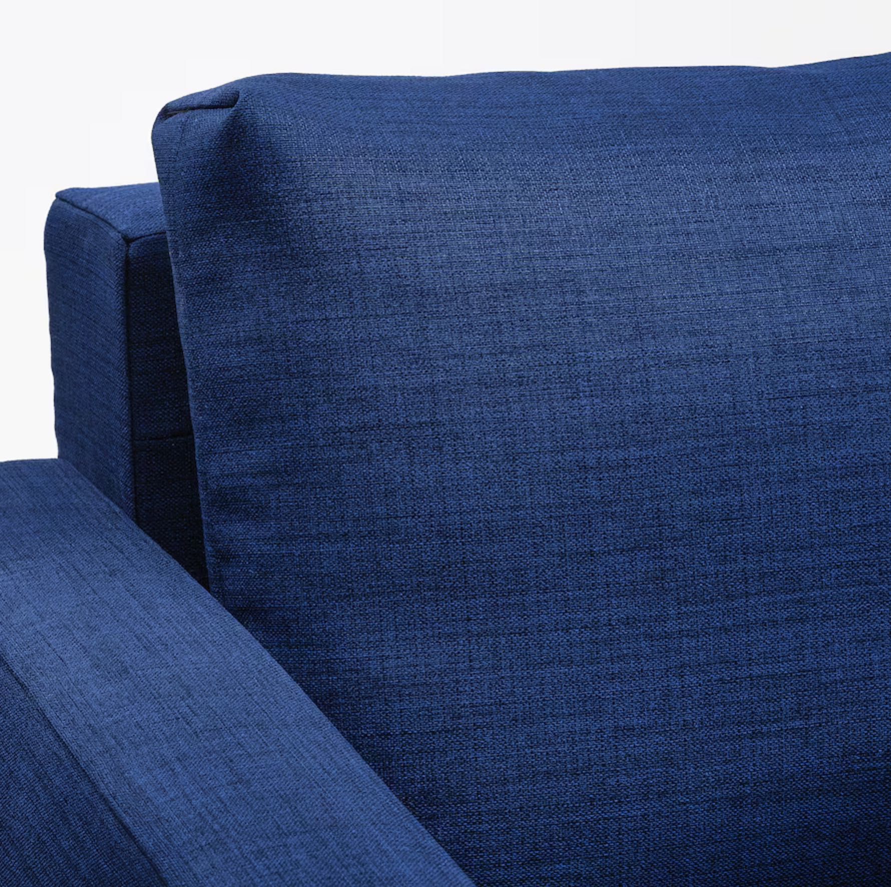 Sofá-cama azul 3 lugares / COMO NOVO