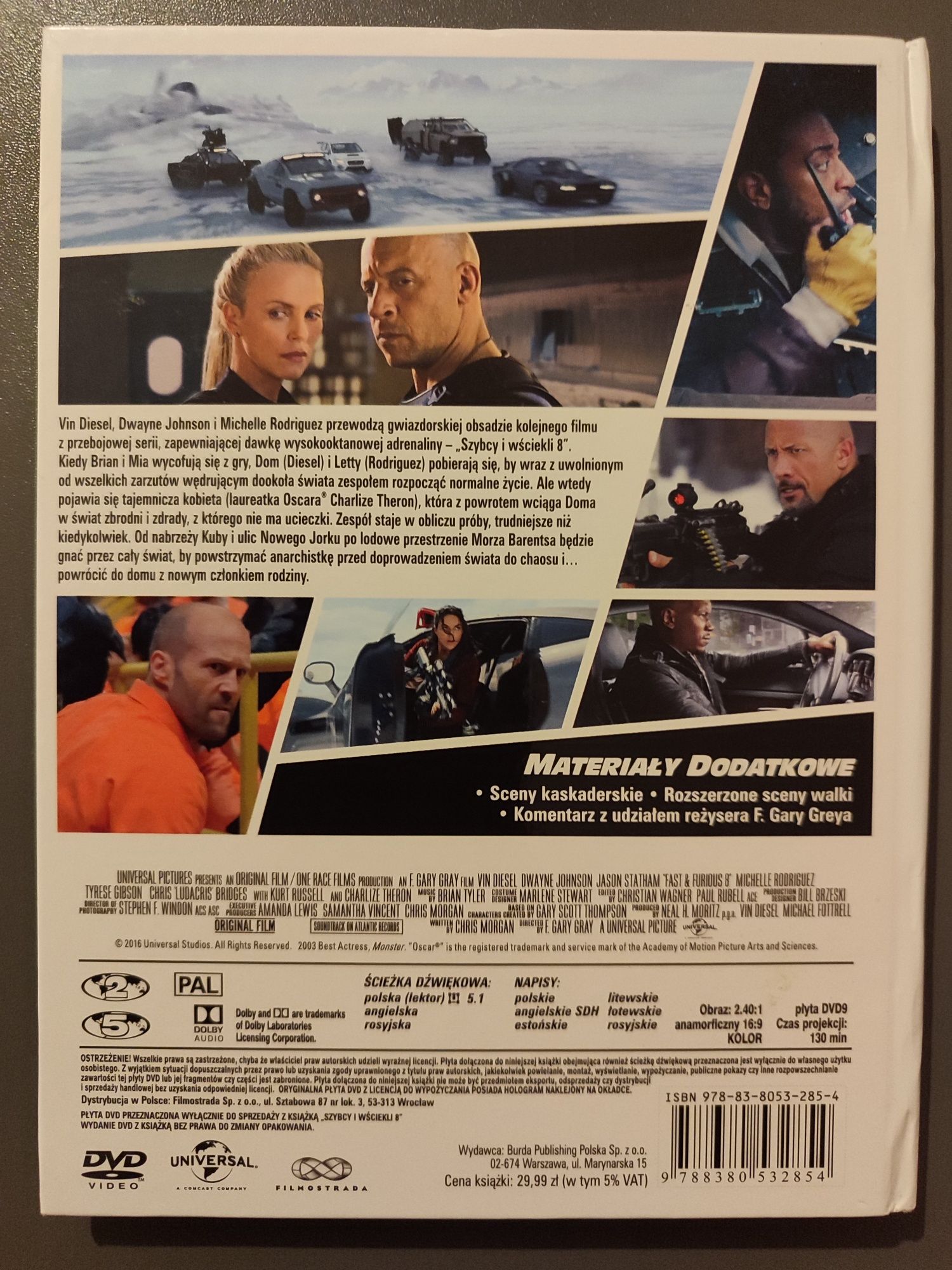 Szybcy i wściekli 8 DVD