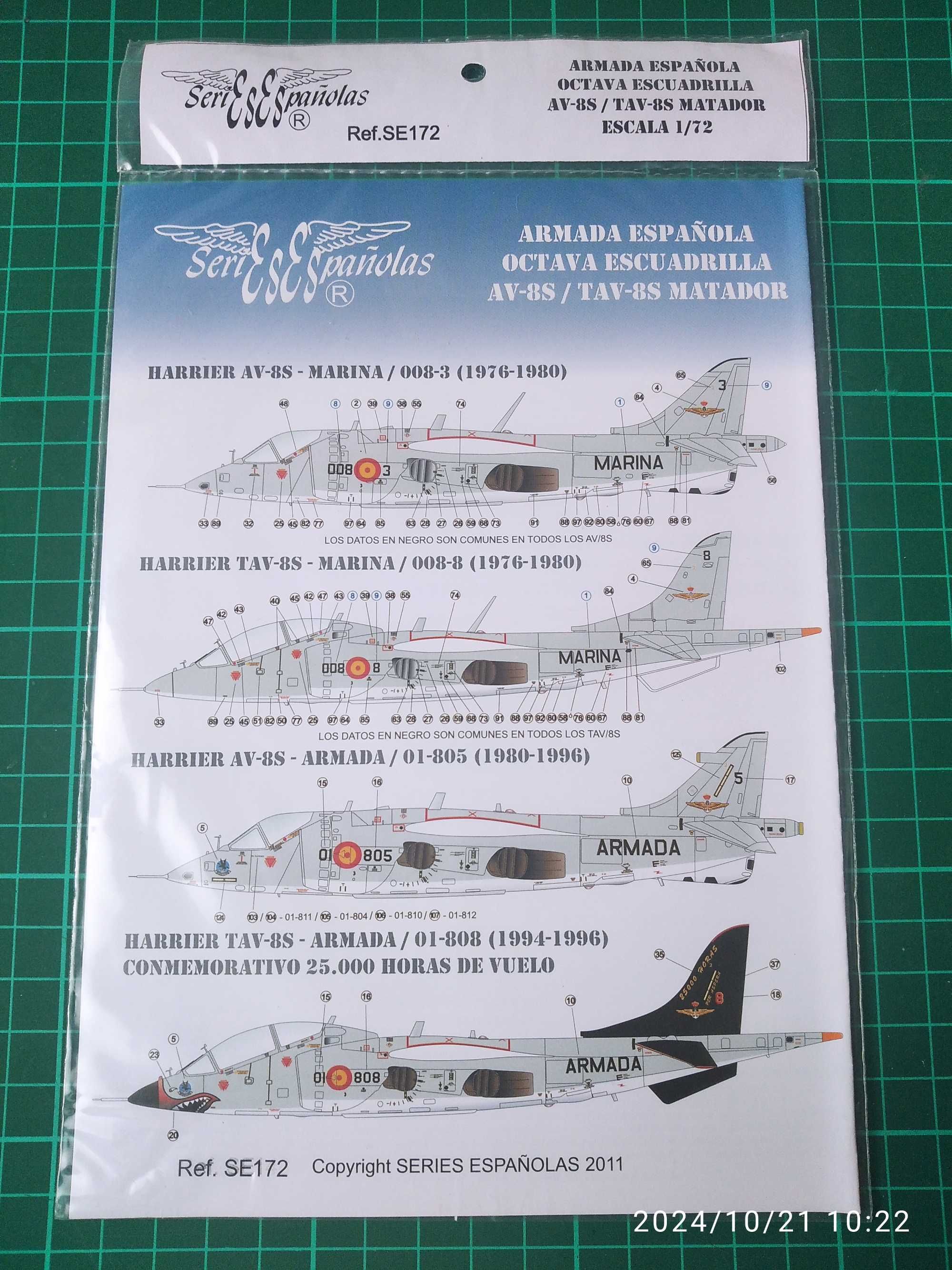 Kits Modelismo 1/72 - Decalques Aviação Militar