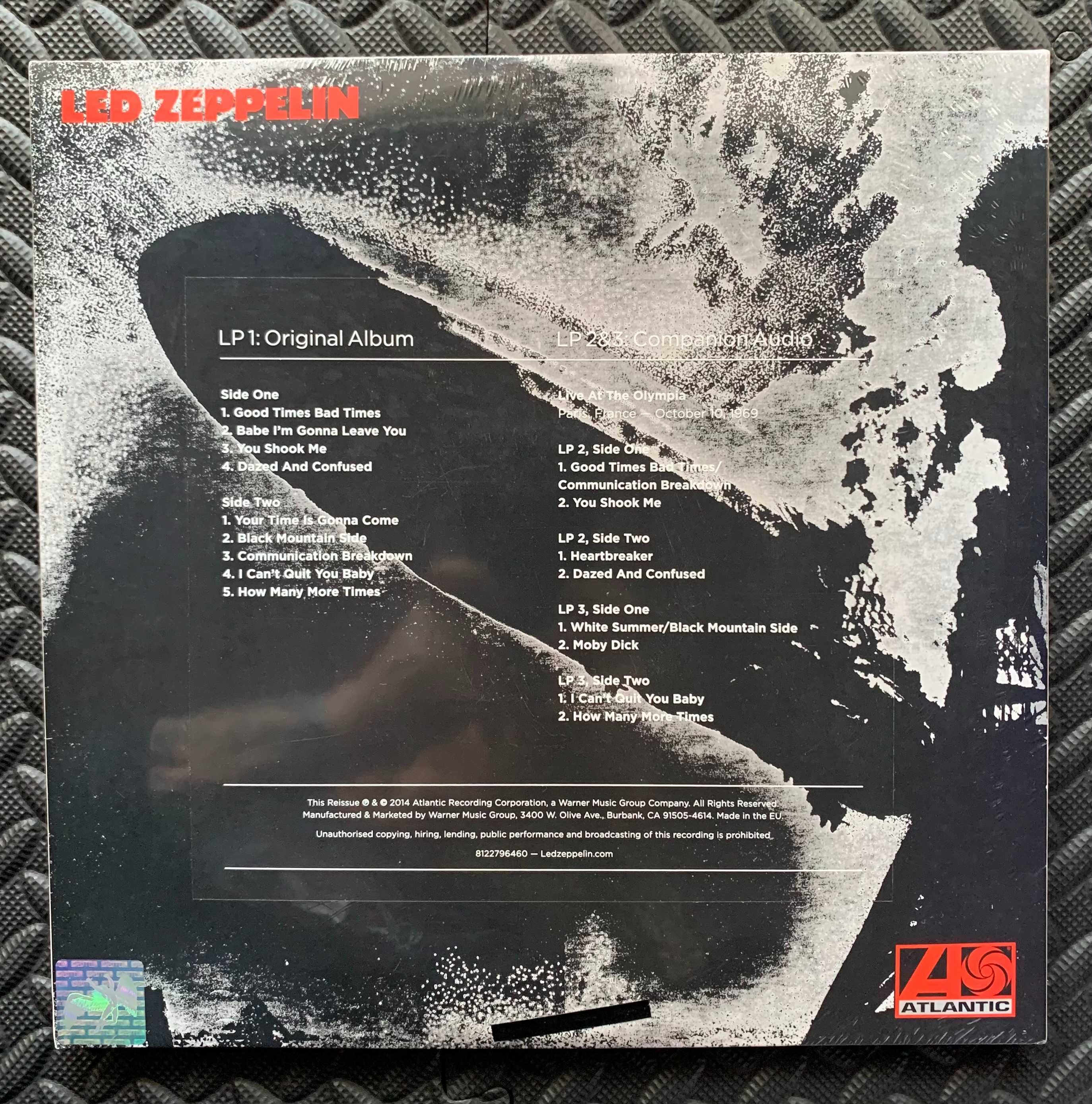 Led Zeppelin ‎– Led Zeppelin, 3xlp