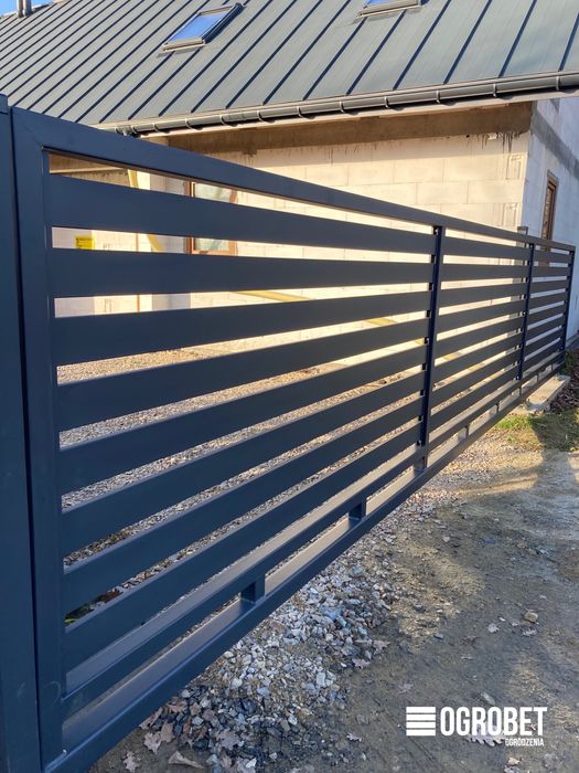 OGRODZENIE PANELOWE, siatka, podmurówka, brama panelowa