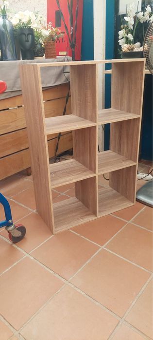 Modulo de cubos madeira