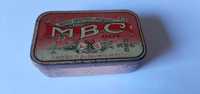 Stare metalowe pudełko pudełeczko na leki MBC Goy Paris | vintage