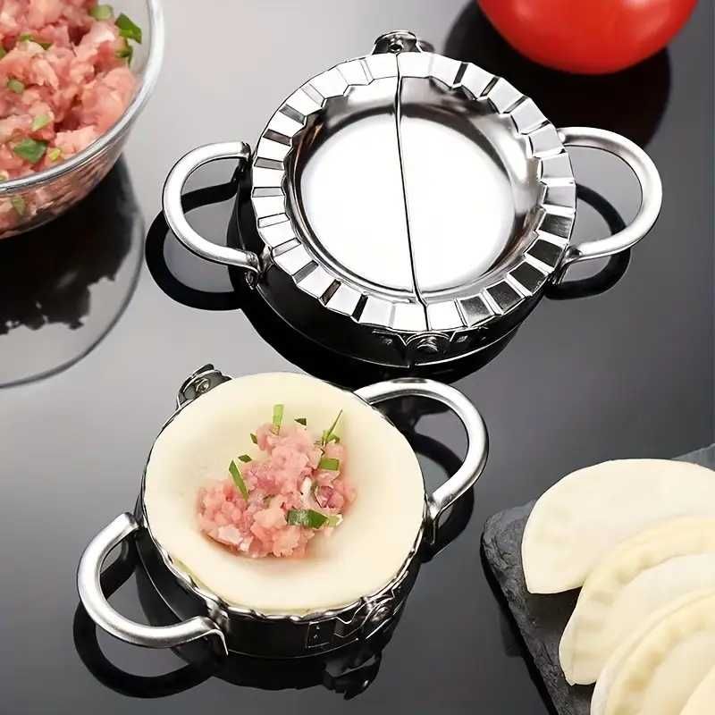 Forma stalowa maszynka do pierogów foremka wykrawacz 9,5cm