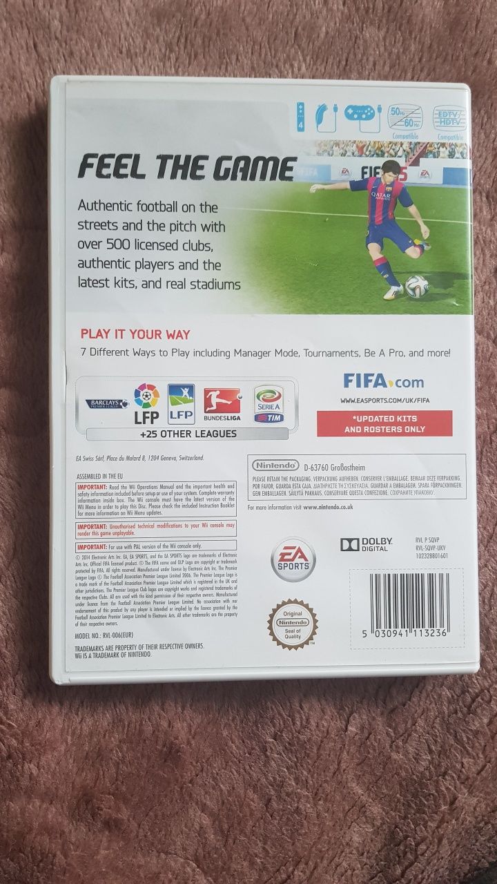FIFA 15 Angielska Nintendo Wii