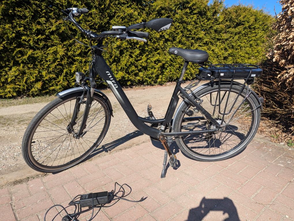 Rower elektryczny MIFA QVE Shimano, bateria 36V/250W