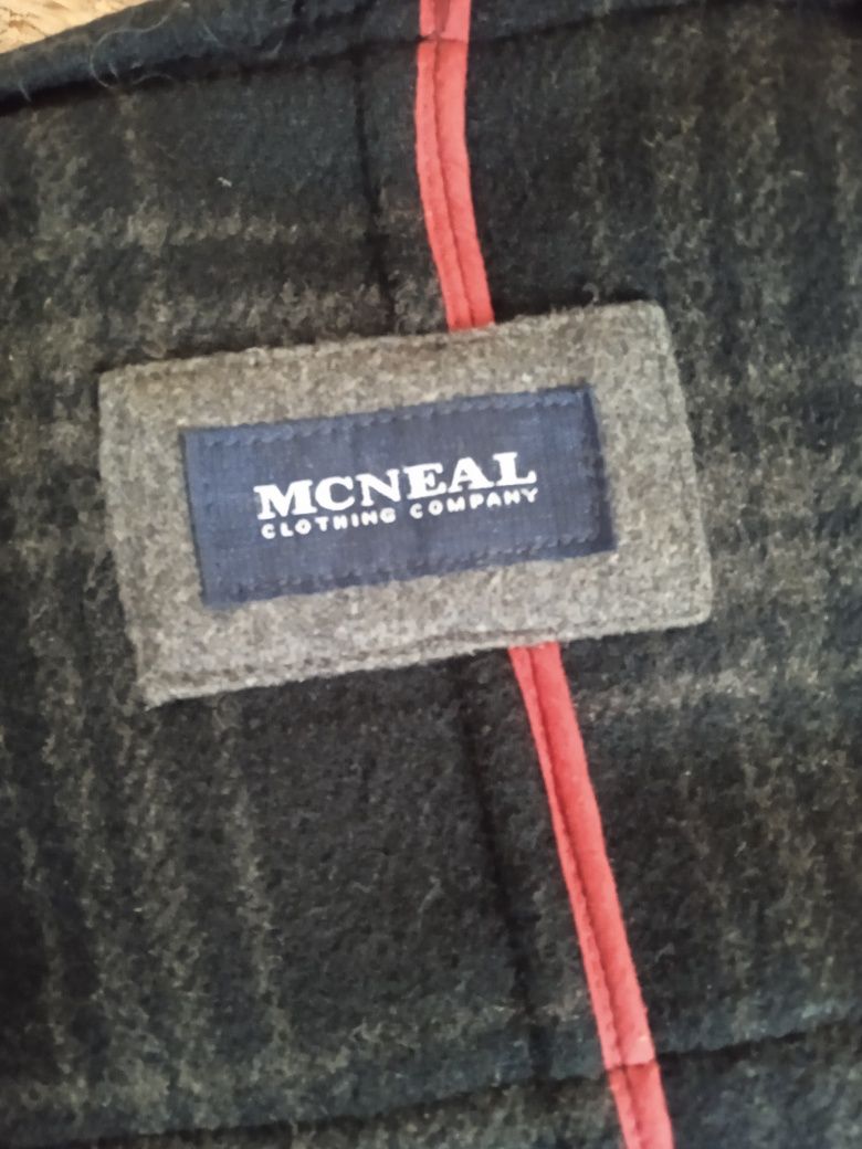 Męski płaszcz budresówka czarny 40 L McNeal Peek & Cloppenburg