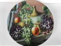 Тарелка декоративная фрукты разные