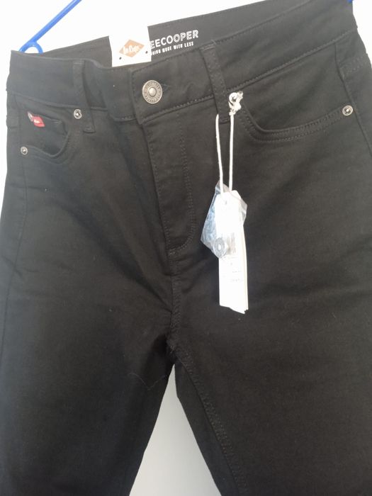 Spodnie damskie czarne Lee Cooper 30/28 NOWE