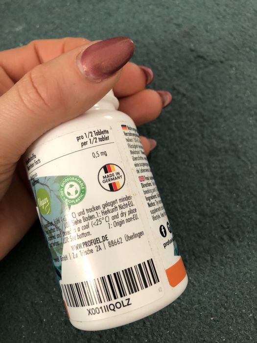 Melatonina wegańskie tabletki na sen nasenne na wyciszenie uspokojenie