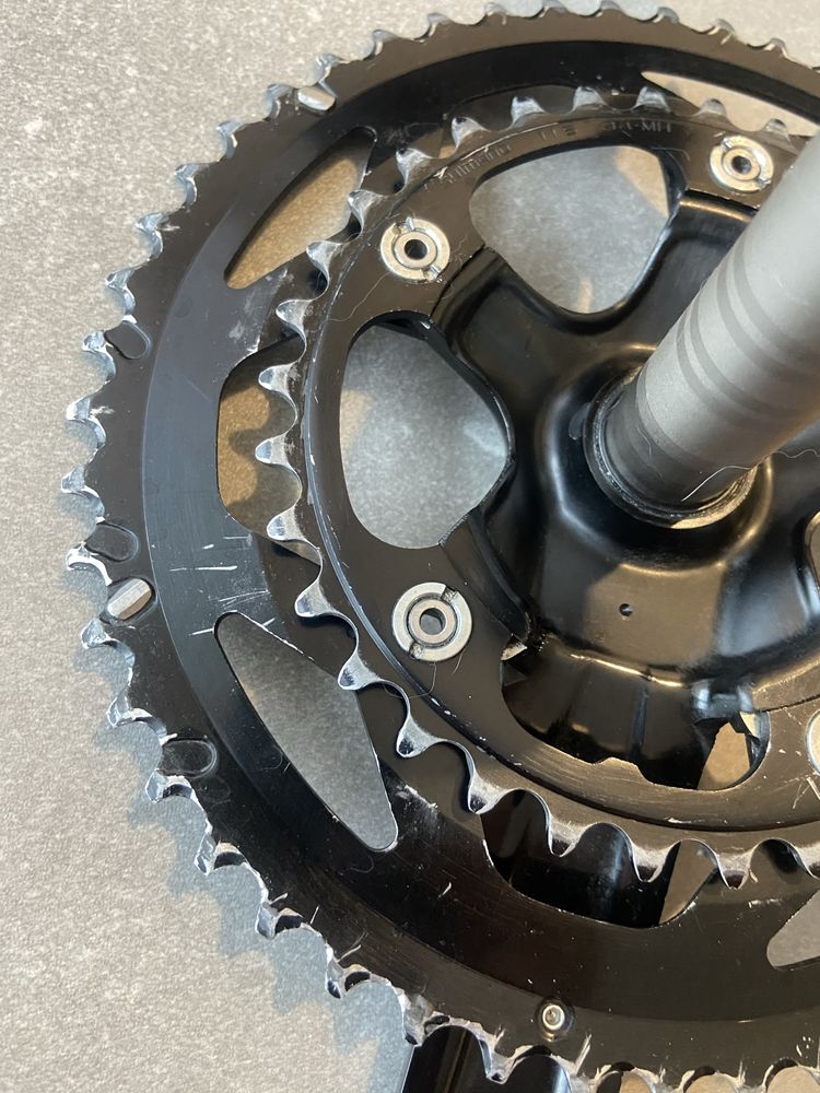 Mechanizm korbowy Shimano FC-RS500, zębatki 50-34t 175mm