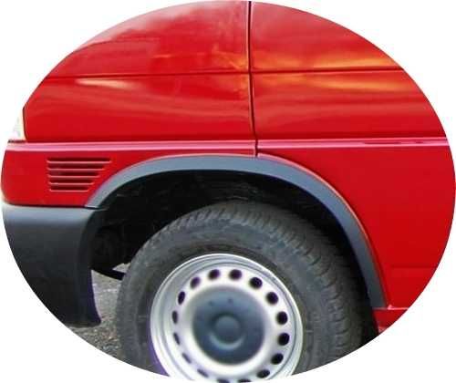 VW T4 T5 Nakładki listwa nadkola przód tył błotnik lewy prawy zestaw