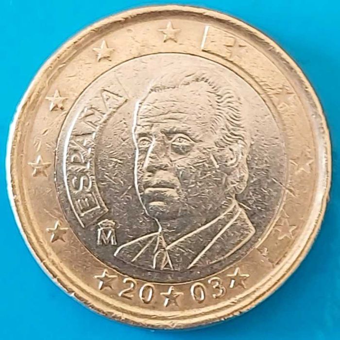1 Euro de 2003 de Espanha, Juan Carlos I