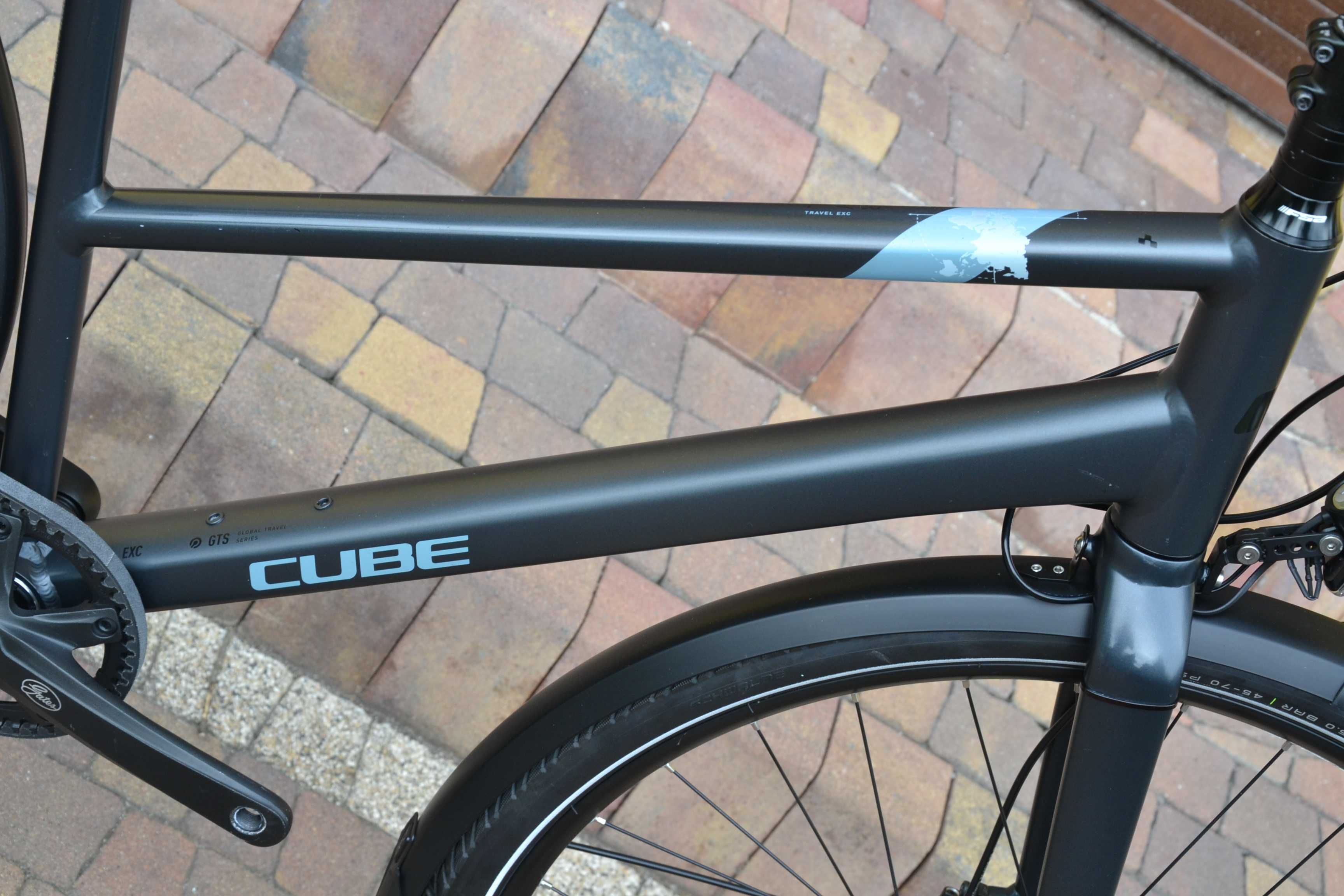 Cube Travel EXC pasek Gates Alfine 54cm M stan bdb