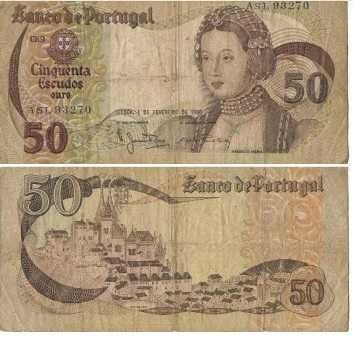 Portugal - - - 50$00 - Infanta D. Maria - - - - - Notas