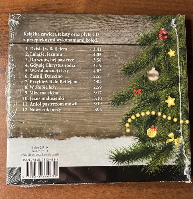 Najpiękniejsze kolędy CD książka z tekstem nowe