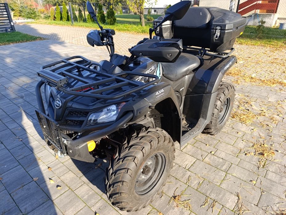 Quad CF Moto 450 i z Niemiec tylko 1600 km przebiegu zarejestrowany