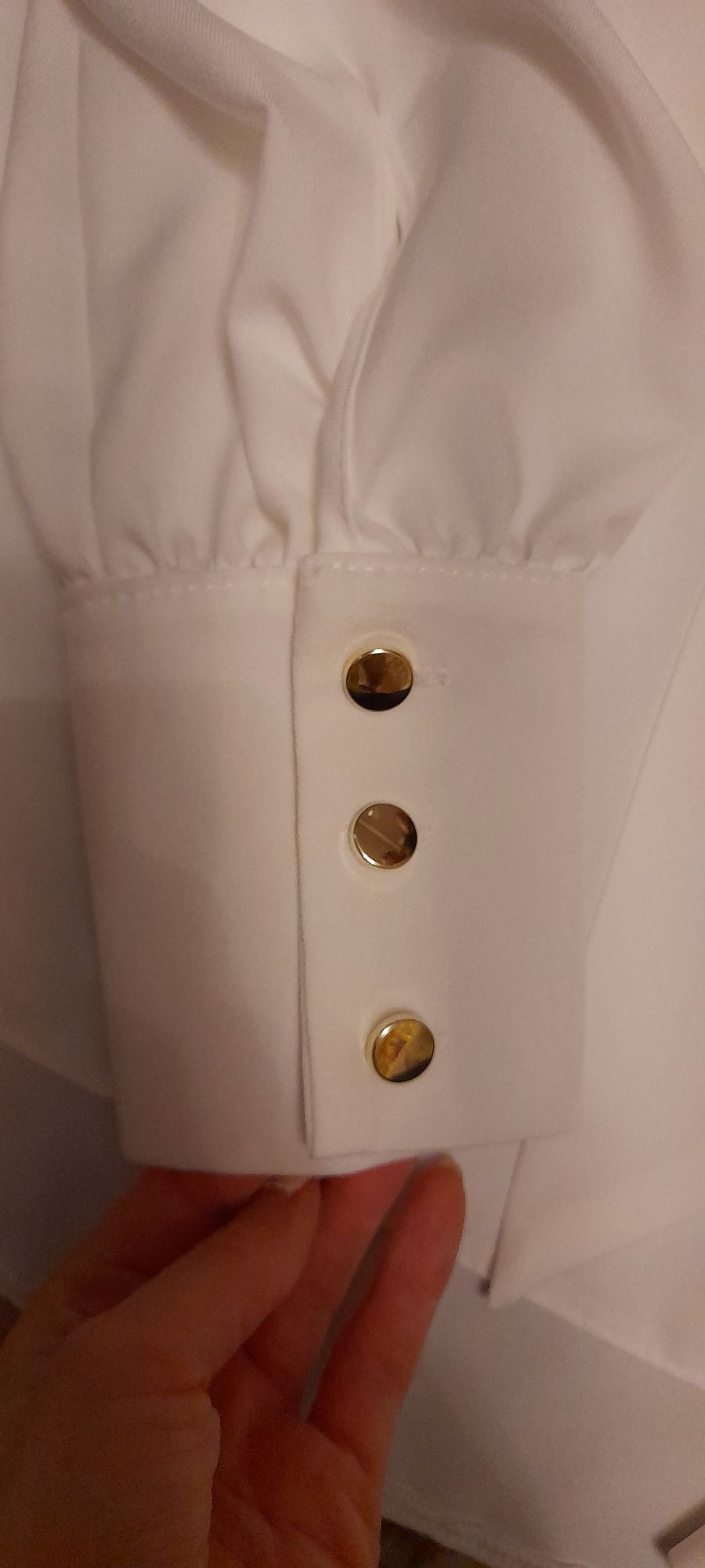 Biała nowa elegancka koszula rozmiar 38