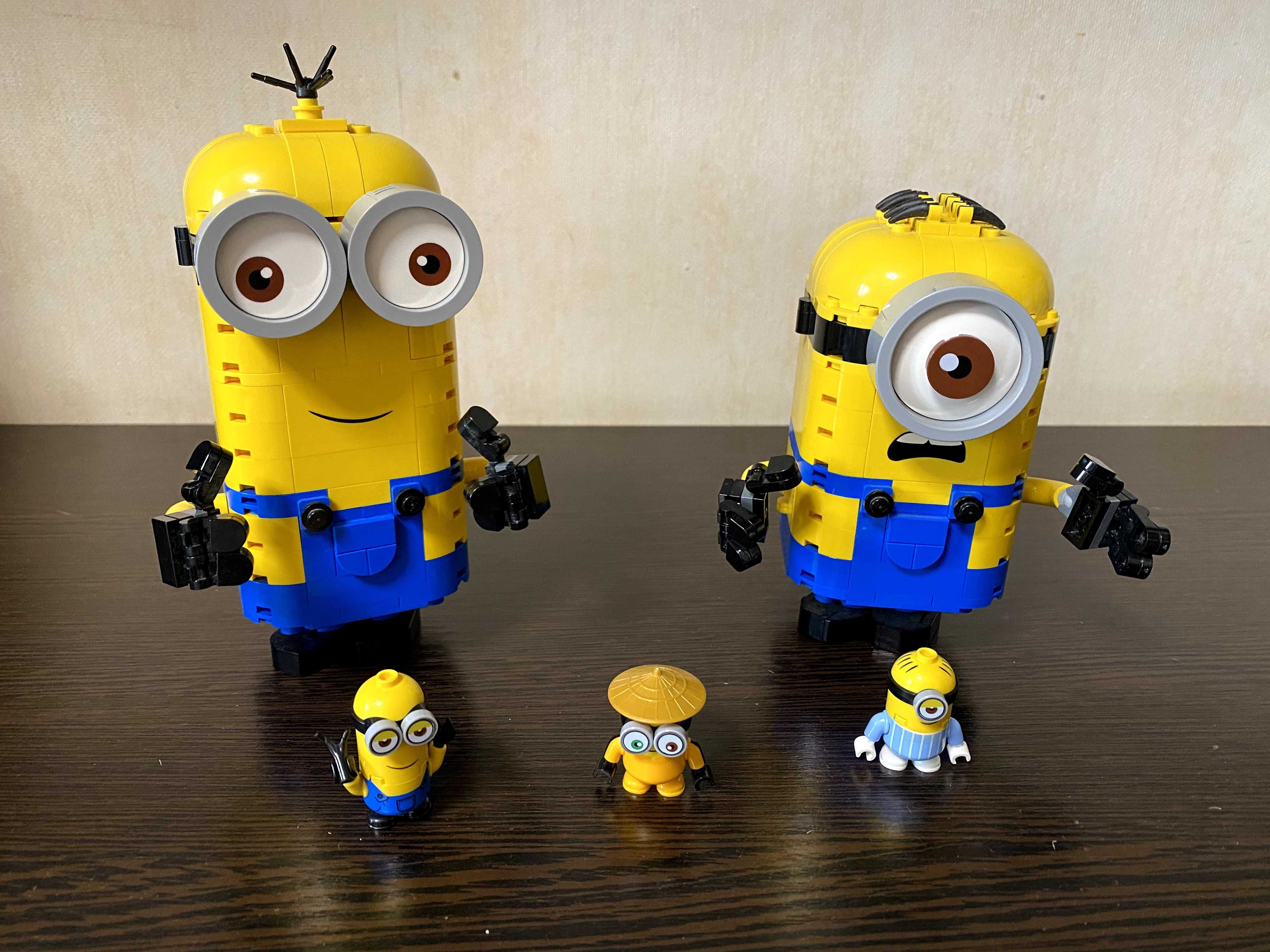 LEGO Minions Складені з кубиків міньйони та їхнє лігво (75551)