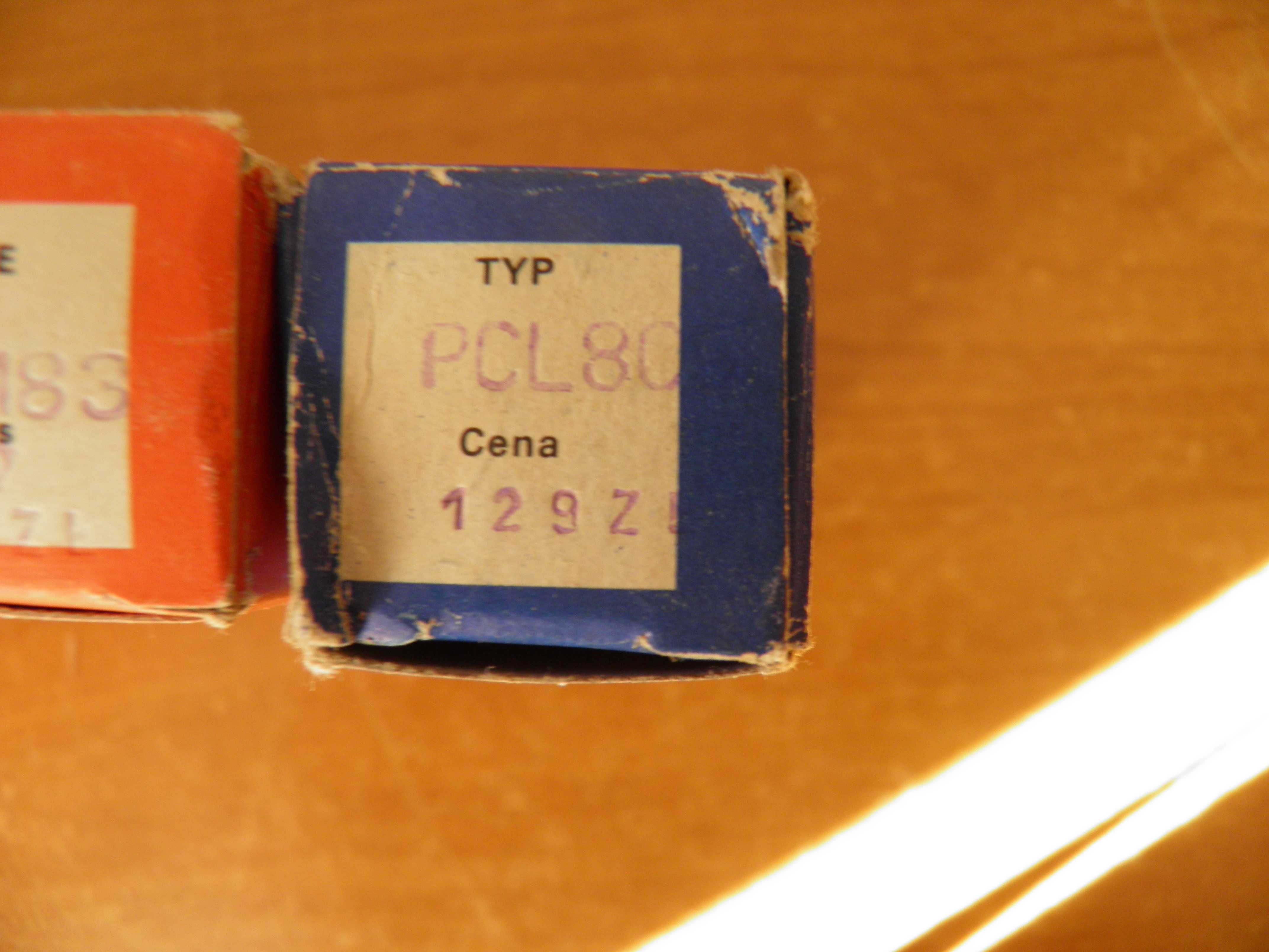 Lampy elektronowe zestaw UCL82, EY81, EF183, PCL805 Telam Polam