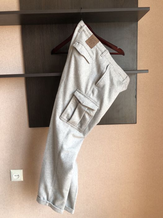 Eleventy Mility шерстяні штани/брюки/карго/Lana wool/Made in Italy