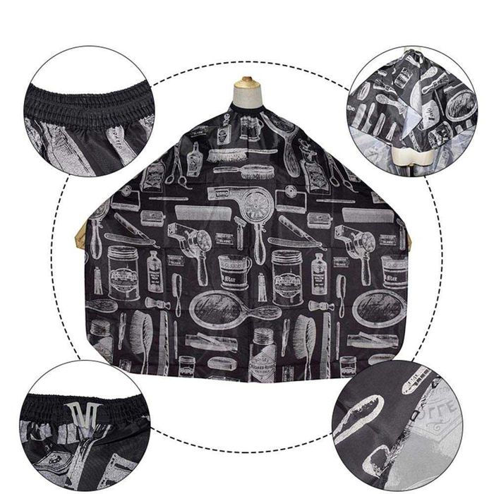 Barberska peleryna fryzjerska  –  120x140cm