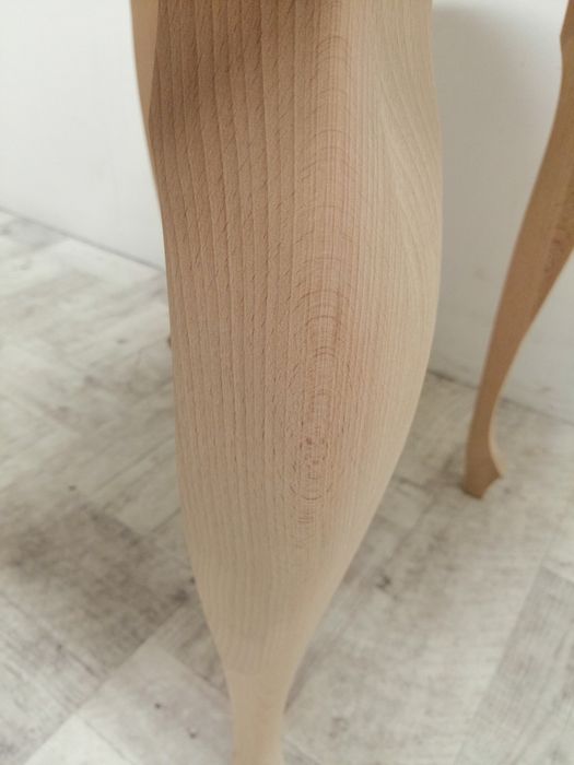 stół okrągły do jadalni dąb okleina mały nowy ludwikowski