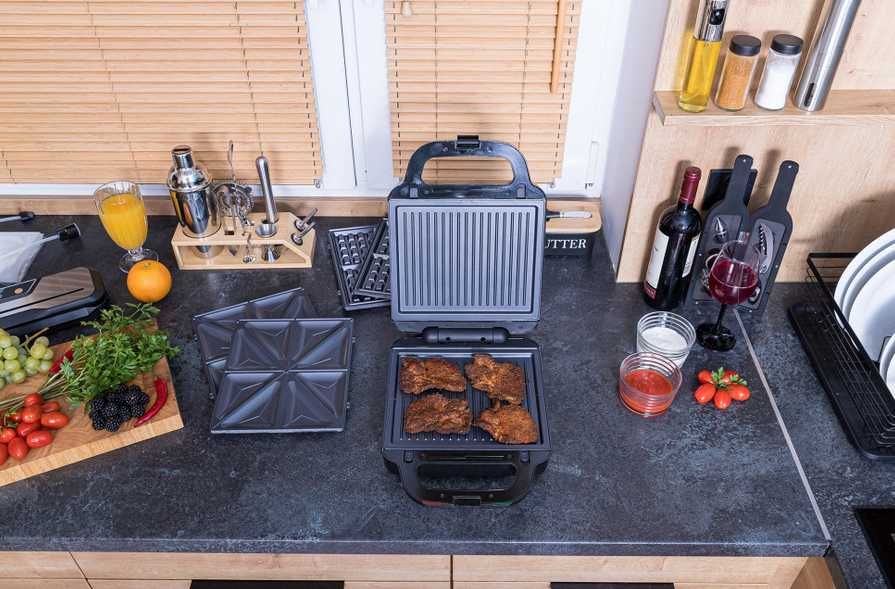 Opiekacz / Gofrownica / Toster / Grill ARTRONIX 3w1 XL – 1400W
