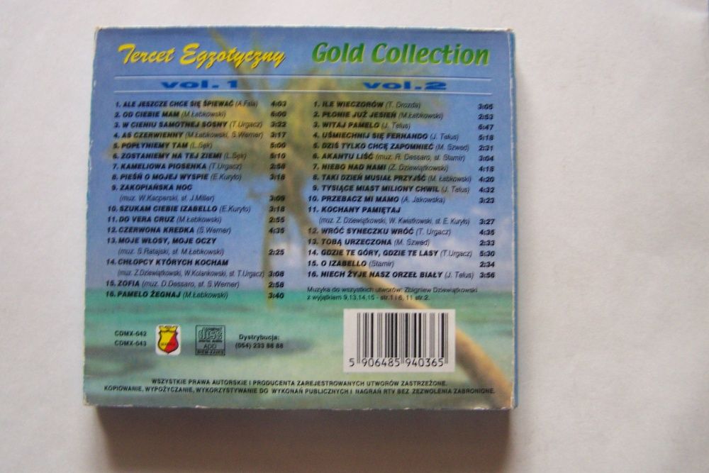 Tercet Egzotyczny - Gold Collection. 2 płyty CD.