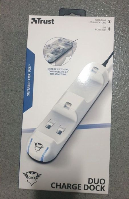 Trust GXT 251 Duo Charge Dock PS5
