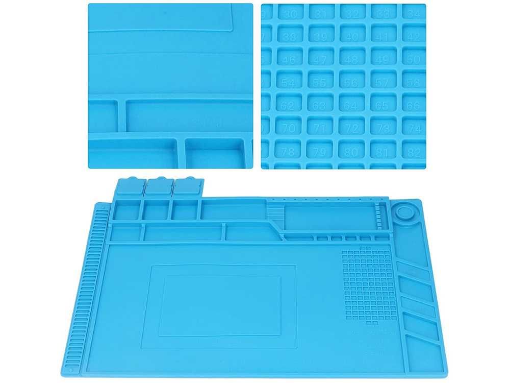 NOWE! Mata serwisowa silikonowa do lutowania organizer magnes 30x45cm