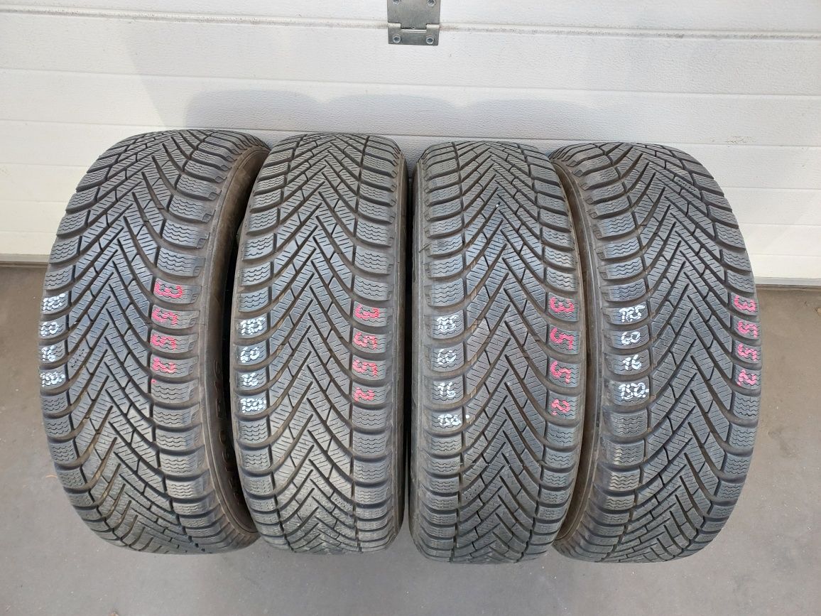 4 opony zimowe Pirelli 185/60/16 86H