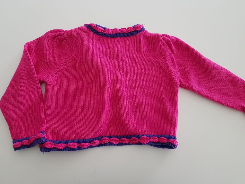 Sweter sweterek bolerko r. 92 dla dziewczynki