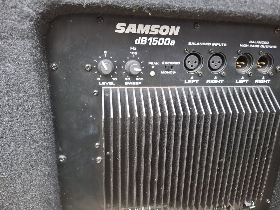 Subwoofer aktywny Samson db1500a