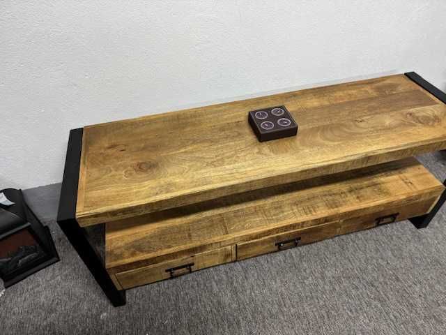 Nowa komoda, szafka pod TV... styl LOFT seria Britt.Drzewo mango F-Vat