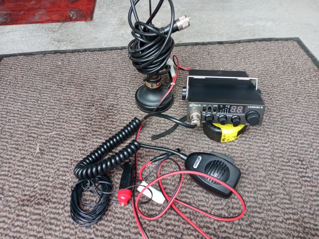 CB radio MTech-Legend 2 z anteną Alan