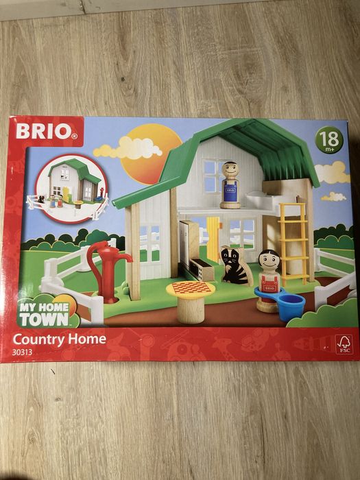Klocki drewniane Brio domek dwupoziomowy seria My home town