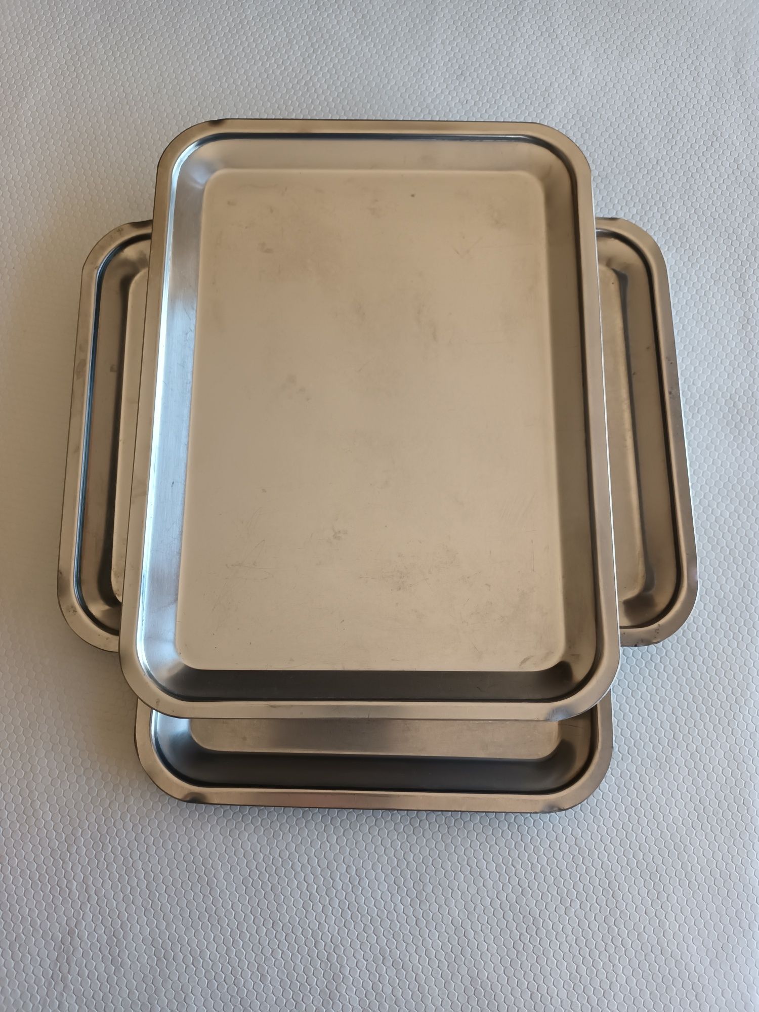 Bandejas de inox para restauração