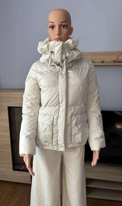 Kurtka puchowa Tru trussardi beżowa S