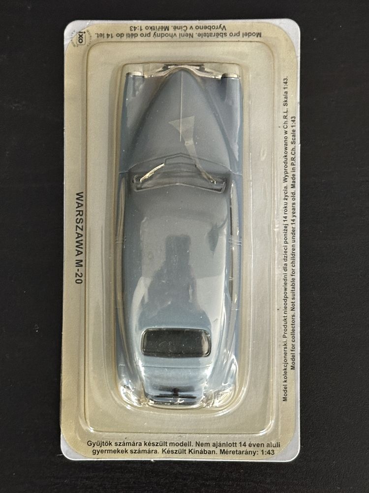 Kultowe auta PRL - Warszawa M20 - skala 1:43