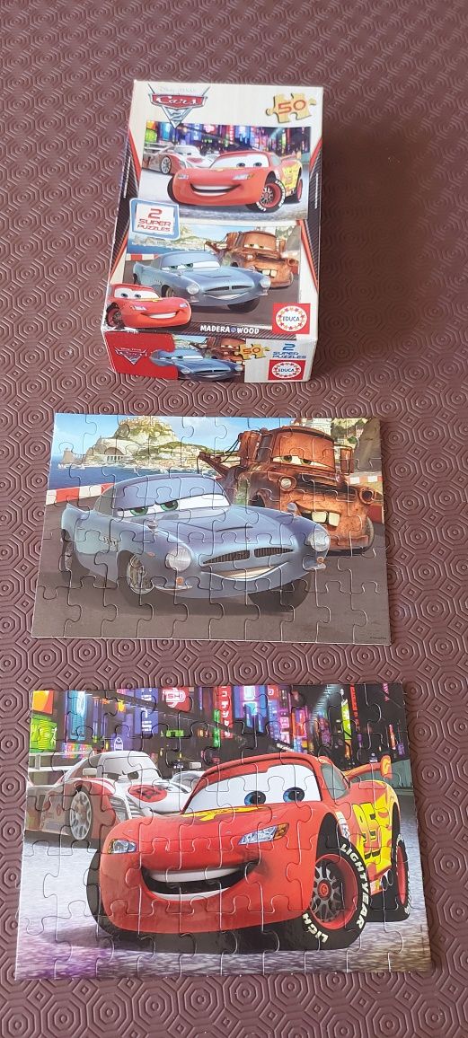 2 puzzles Cars completos