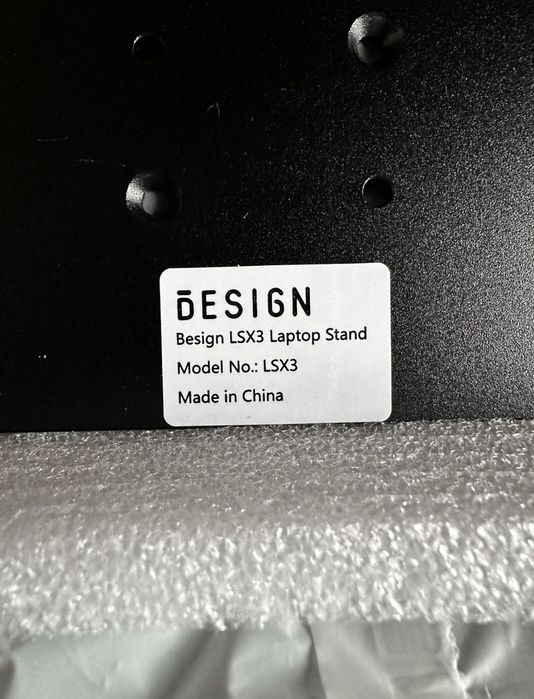Підставка для ноутбука Besign LSX3. Металева, чорна, нова