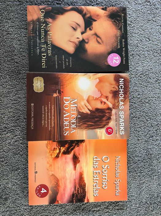 3 Livros Nicholas Sparks