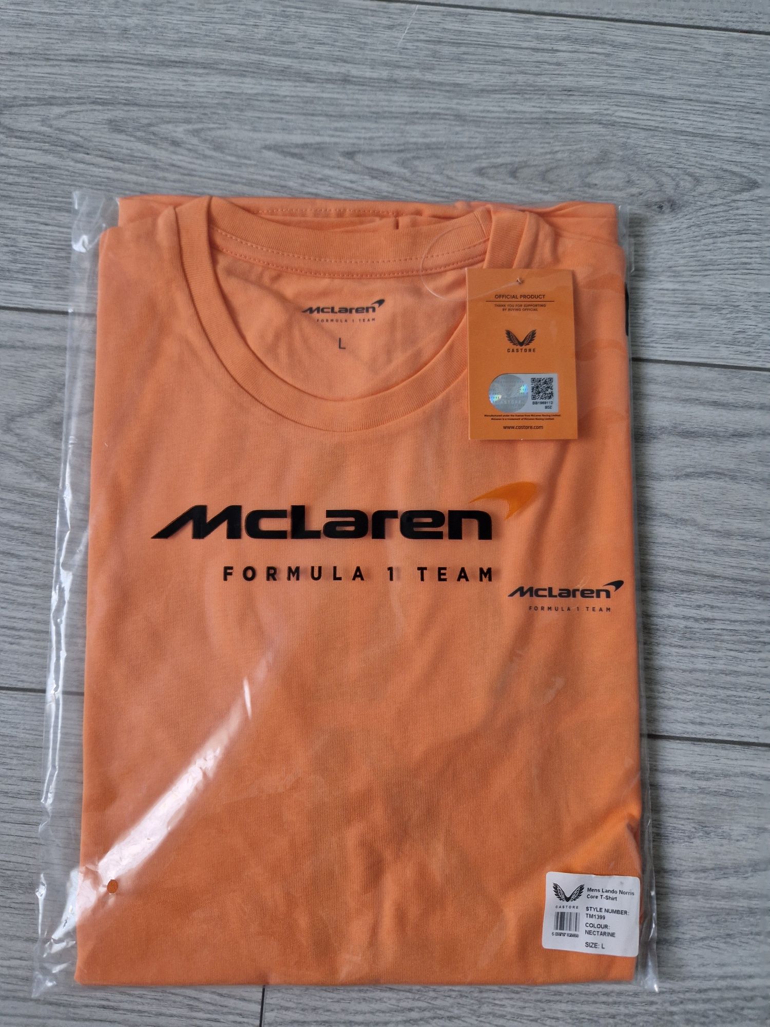 Koszulka Lando Norris, McLaren Formula 1 Team, Castore, F1, L