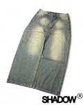 Джинси широкі baggy jeans голубі сині y2k sk8 rep rap реп