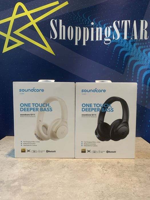 Навушники SoundCore Q11i White/Grey • Нові • Запаковані